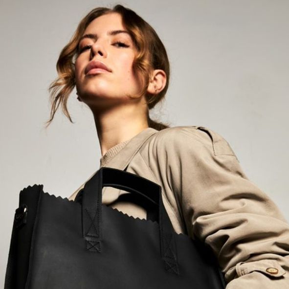 De trendy zakenvrouw