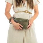 BURKELY Croco Cody 5-Way Bag Groen