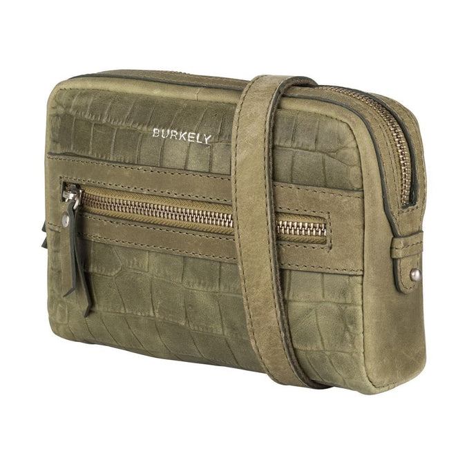 BURKELY Croco Cody 5-Way Bag Groen