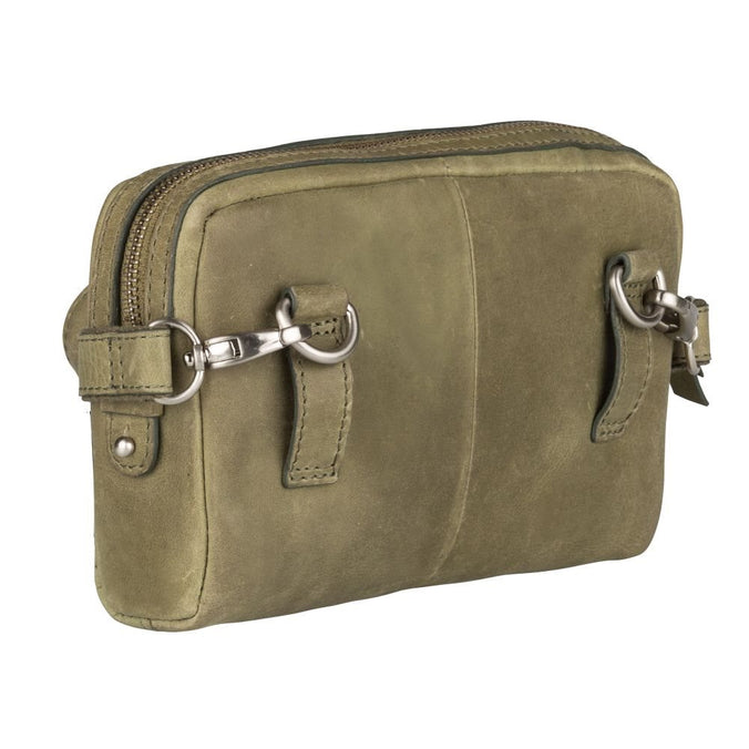 BURKELY Croco Cody 5-Way Bag Groen