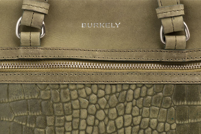 BURKELY Croco Cody 5-Way Bag Groen
