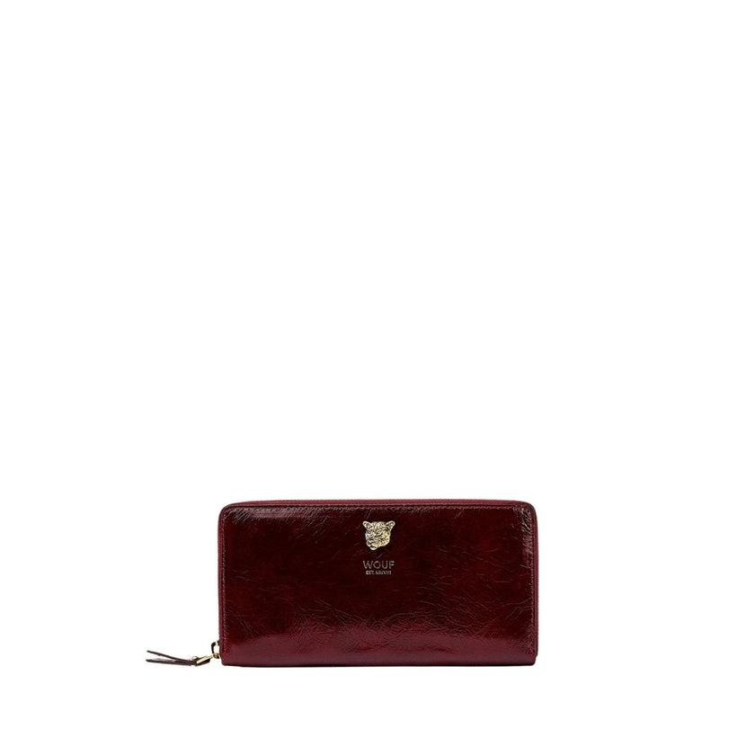 Wouf Burgundy Tiger Wallet