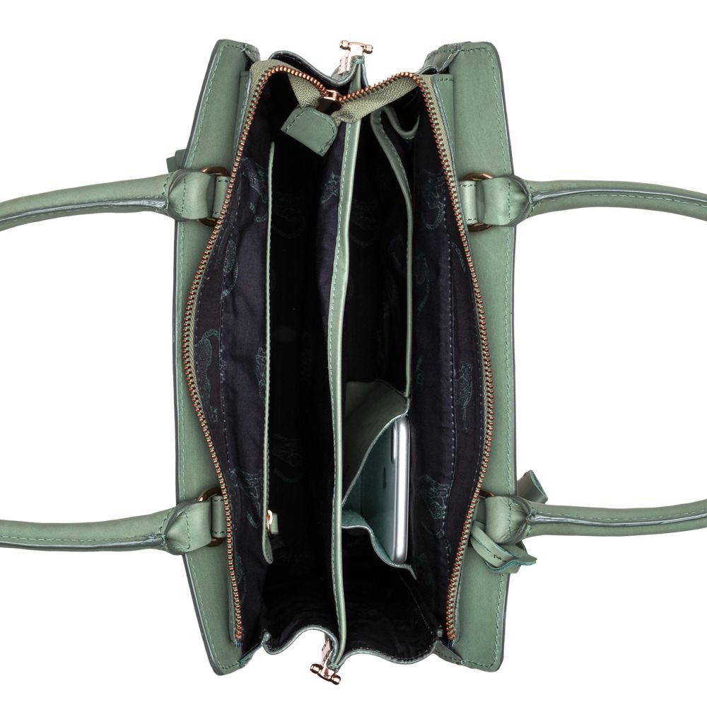 Burkely Parisian Paige Handbag S Chinois Groen Bagsplaza