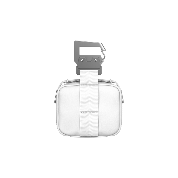 Douchebags The Micro etui - Leather White out