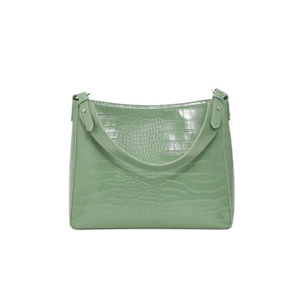 HVISK Amble Shiny Croco Nature Green