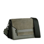 Markberg Arabella Crossbody Bag Suede Mix Army w/Black