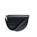 MYoMY LIMA Handbag - Croco Black
